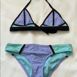 Girls Xhilaration Multicolored Bikini Bathing Suit Size XS/S